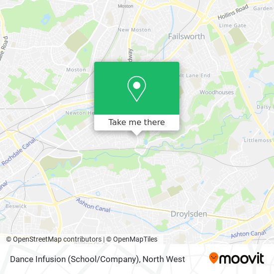 Dance Infusion (School / Company) map