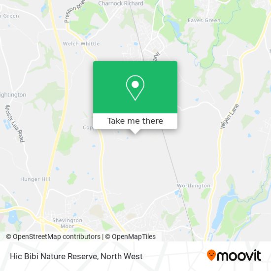 Hic Bibi Nature Reserve map