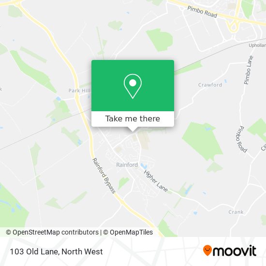 103 Old Lane map