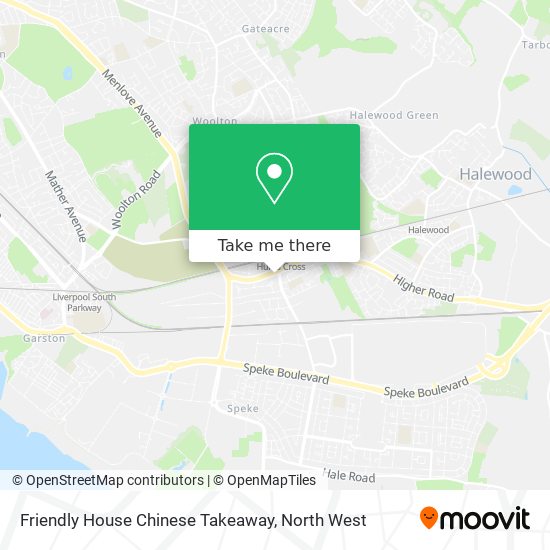 Friendly House Chinese Takeaway map