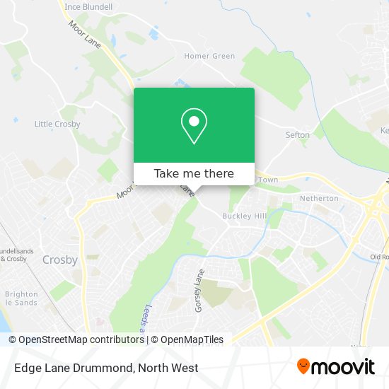 Edge Lane Drummond map