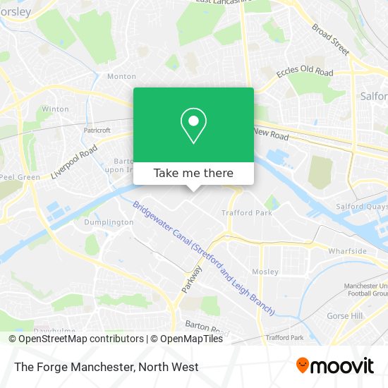 The Forge Manchester map