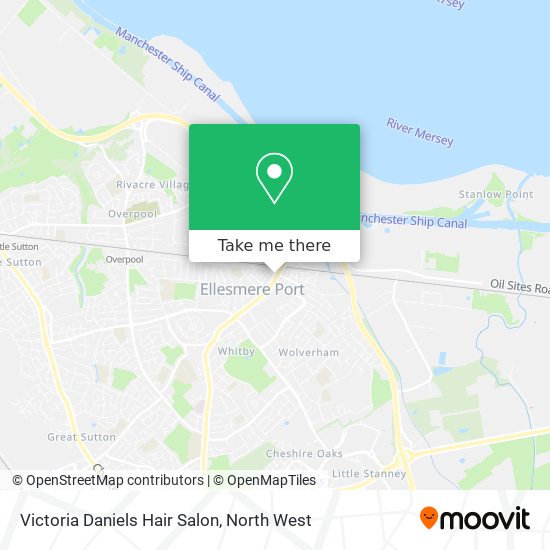 Victoria Daniels Hair Salon map