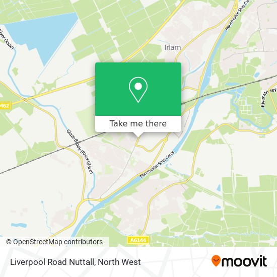 Liverpool Road Nuttall map