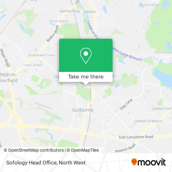 Sofology Head Office map