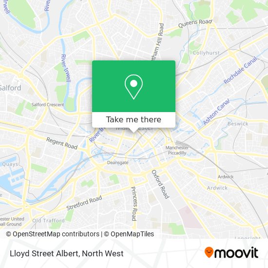 Lloyd Street Albert map