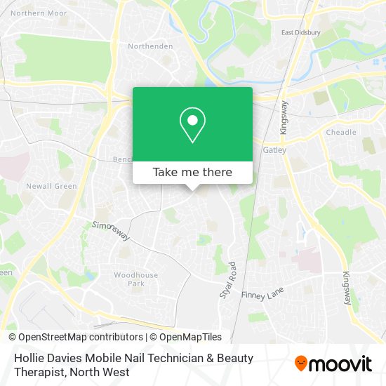 Hollie Davies Mobile Nail Technician & Beauty Therapist map