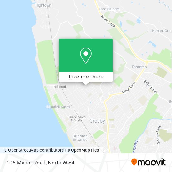 106 Manor Road map