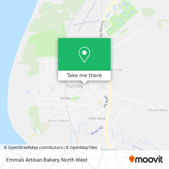Emma's Artisan Bakery map