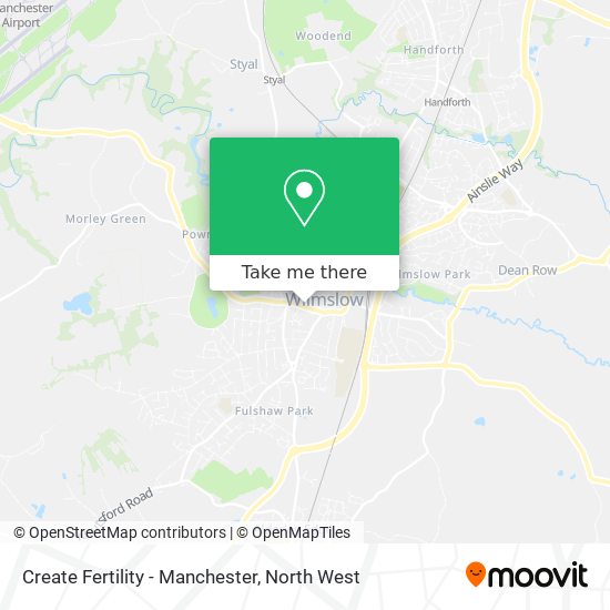 Create Fertility - Manchester map