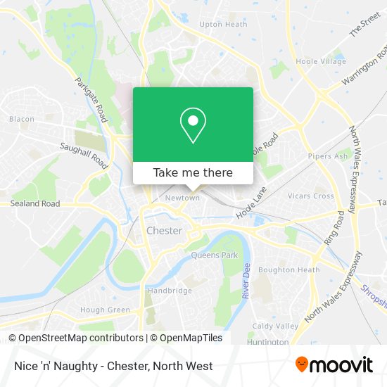 Nice 'n' Naughty - Chester map
