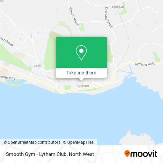 Smooth Gym - Lytham Club map