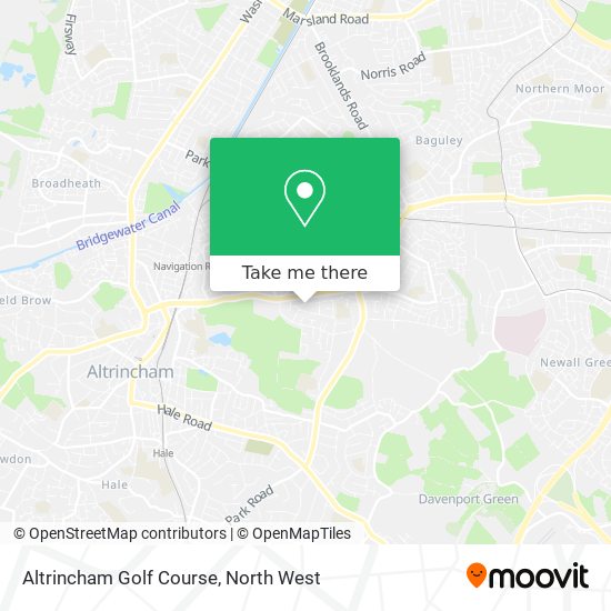 Altrincham Golf Course map