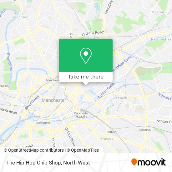 The Hip Hop Chip Shop map