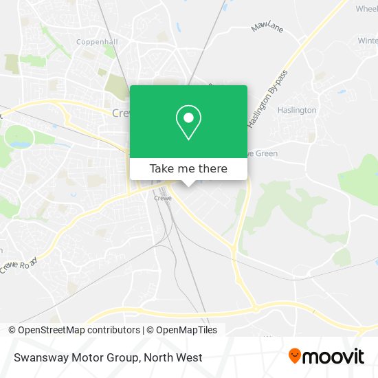 Swansway Motor Group map