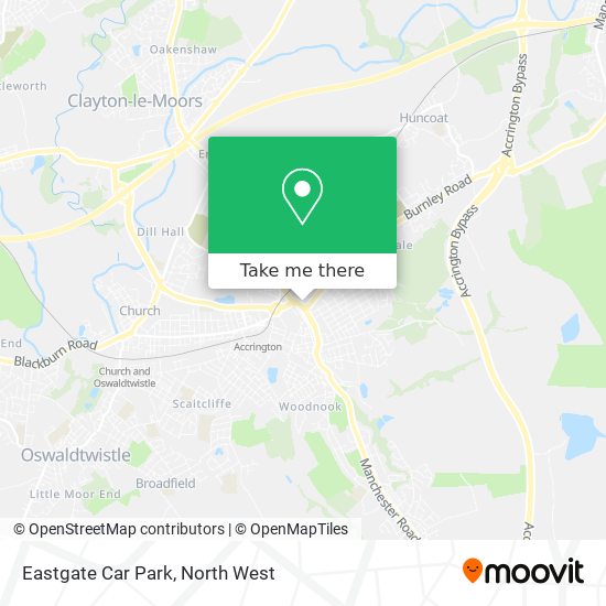 Eastgate Car Park map