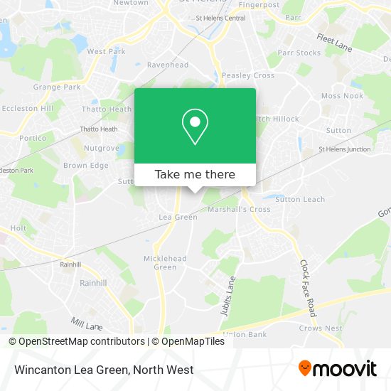 Wincanton Lea Green map