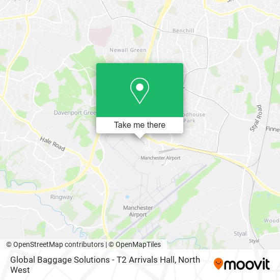 Global Baggage Solutions - T2 Arrivals Hall map