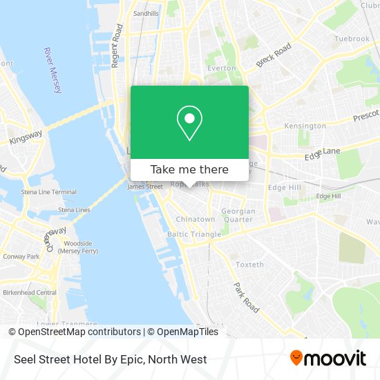 Seel Street Hotel By Epic map