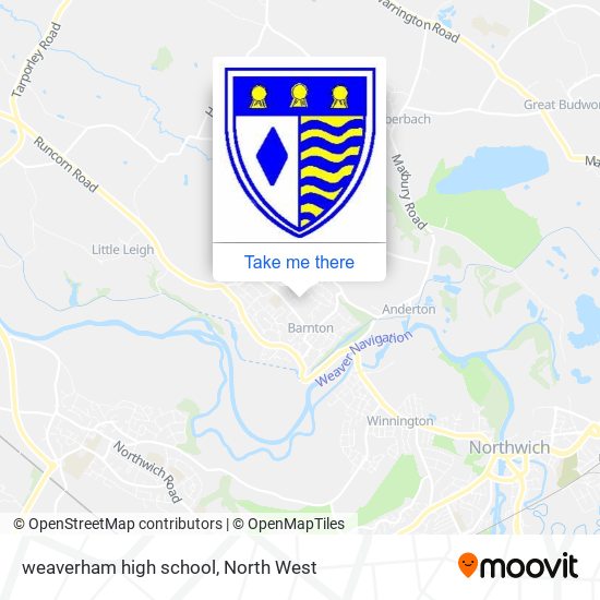 weaverham high school map