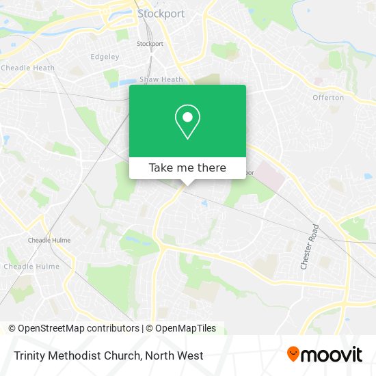 Trinity Methodist Church map