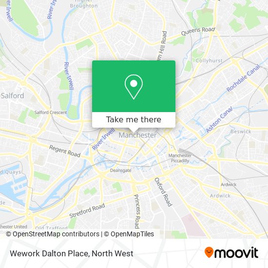 Wework Dalton Place map