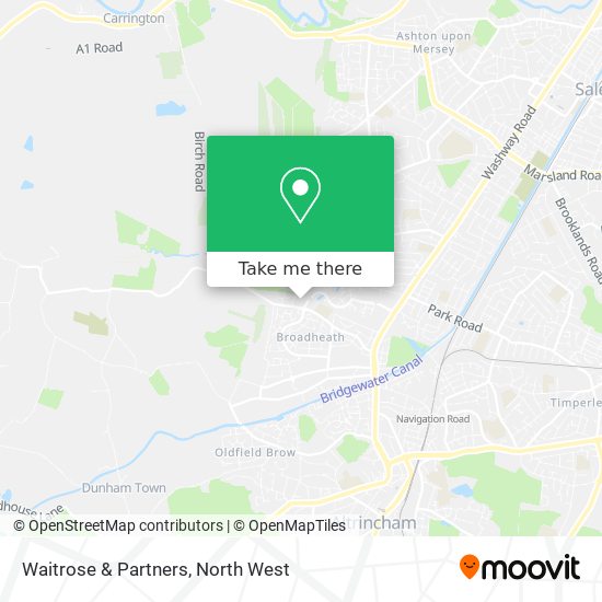 Waitrose & Partners map