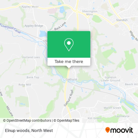 Elnup woods map