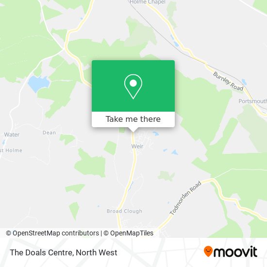 The Doals Centre map