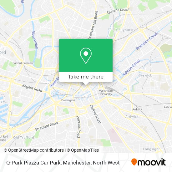 Q-Park Piazza Car Park, Manchester map
