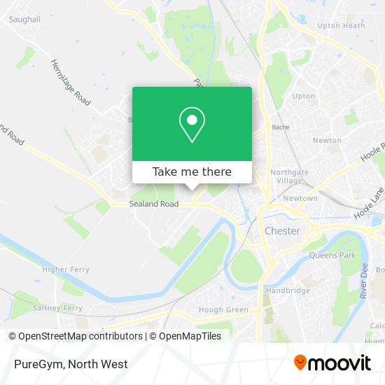 PureGym map