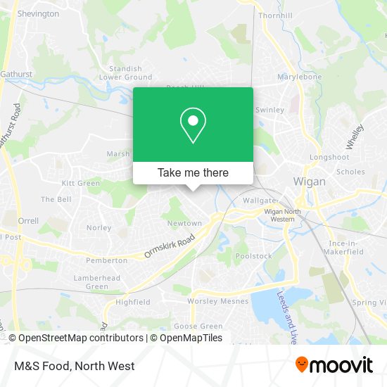 M&S Food map