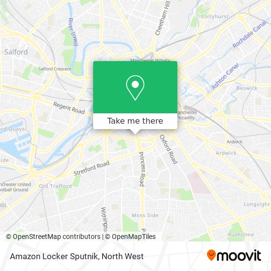 Amazon Locker Sputnik map