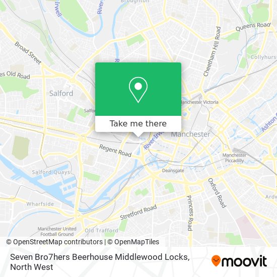 Seven Bro7hers Beerhouse Middlewood Locks map