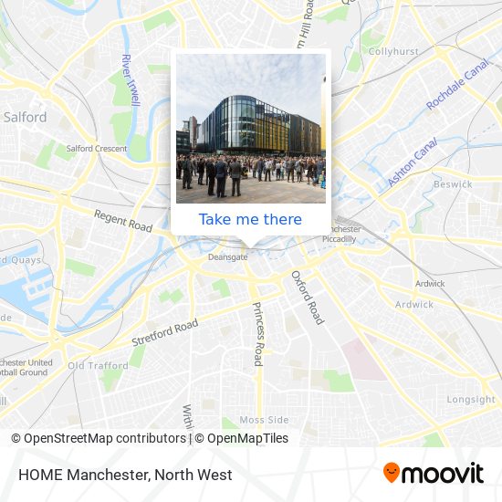 HOME Manchester map