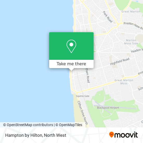 Hampton by Hilton map