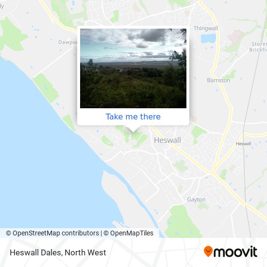 Heswall Dales map