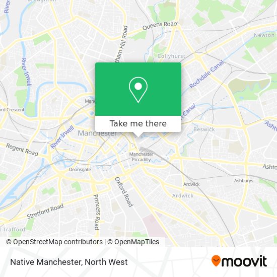 Native Manchester map