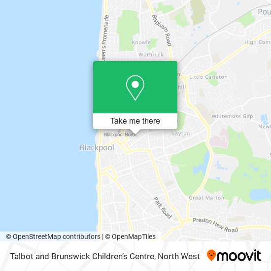 Talbot and Brunswick Children’s Centre map