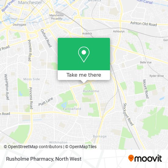 Rusholme Pharmacy map