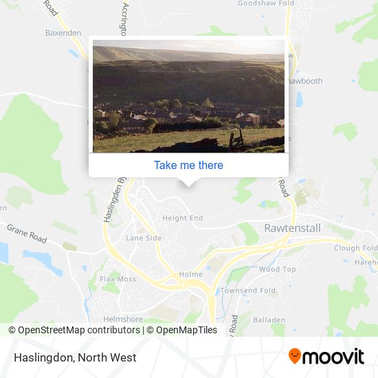 Haslingdon map