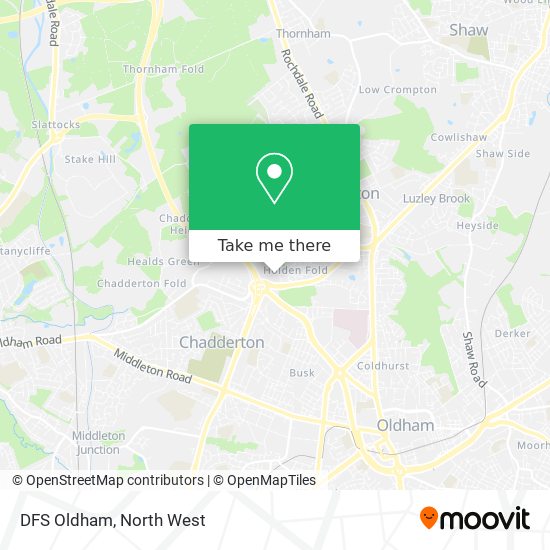 DFS Oldham map