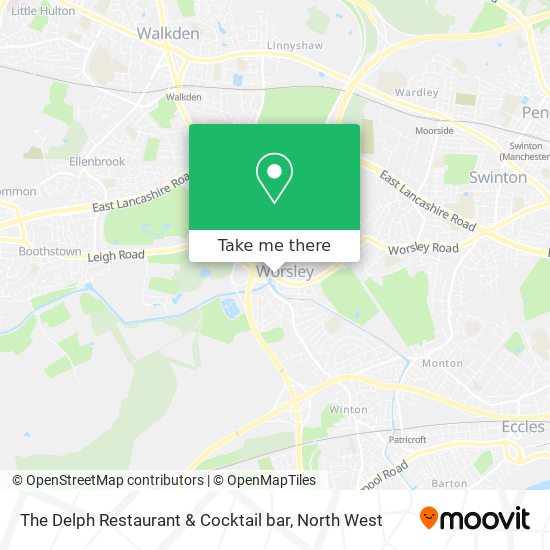 The Delph Restaurant & Cocktail bar map