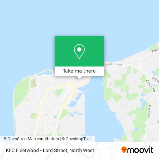 KFC Fleetwood - Lord Street map