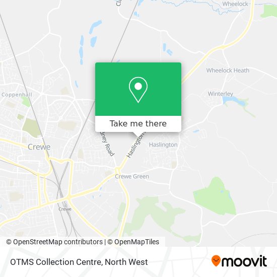OTMS Collection Centre map
