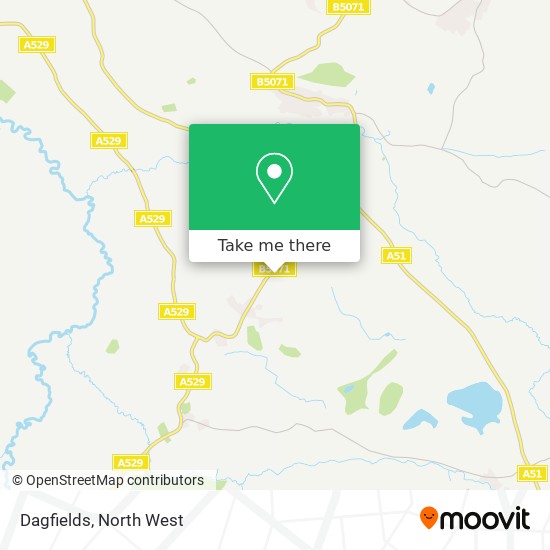Dagfields map