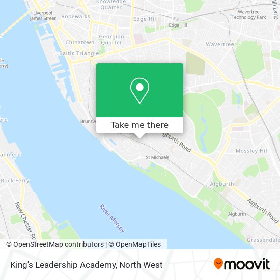 King's Leadership Academy map