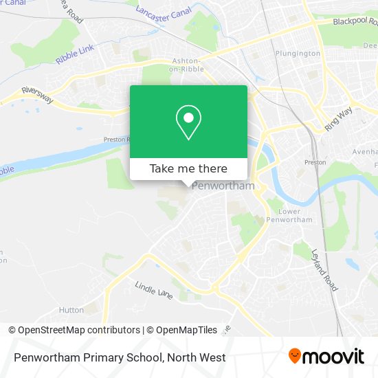 Penwortham Primary School map