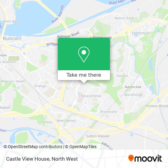 Castle View House map