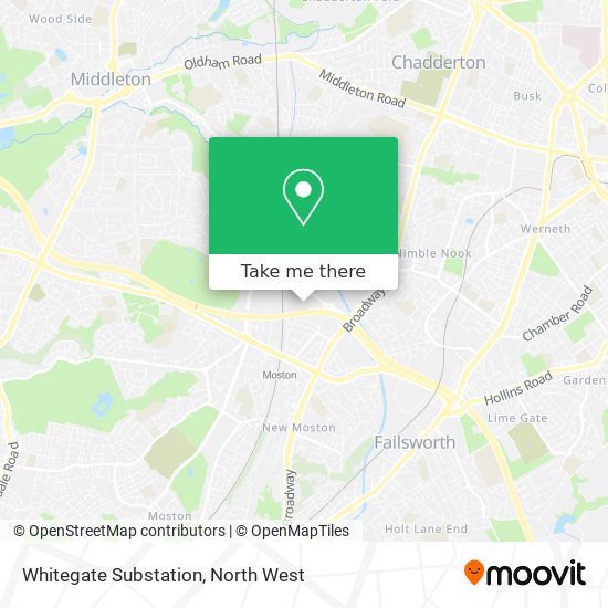 Whitegate Substation map